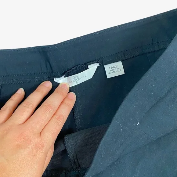 Prophecy Black stretch dress pants with Sleek Fit and Classic Style L - Picture 4 of 6